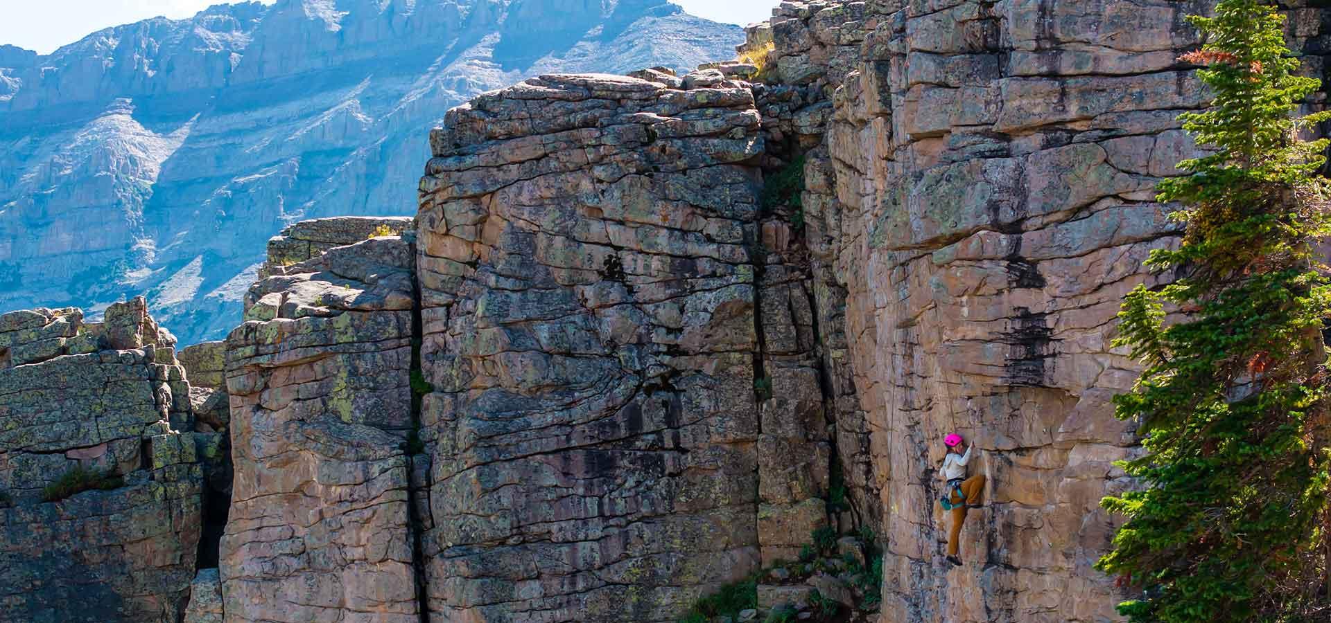 Jans Expert on a guided rock climbing trip in the Uinta mountains near Park City, UT.