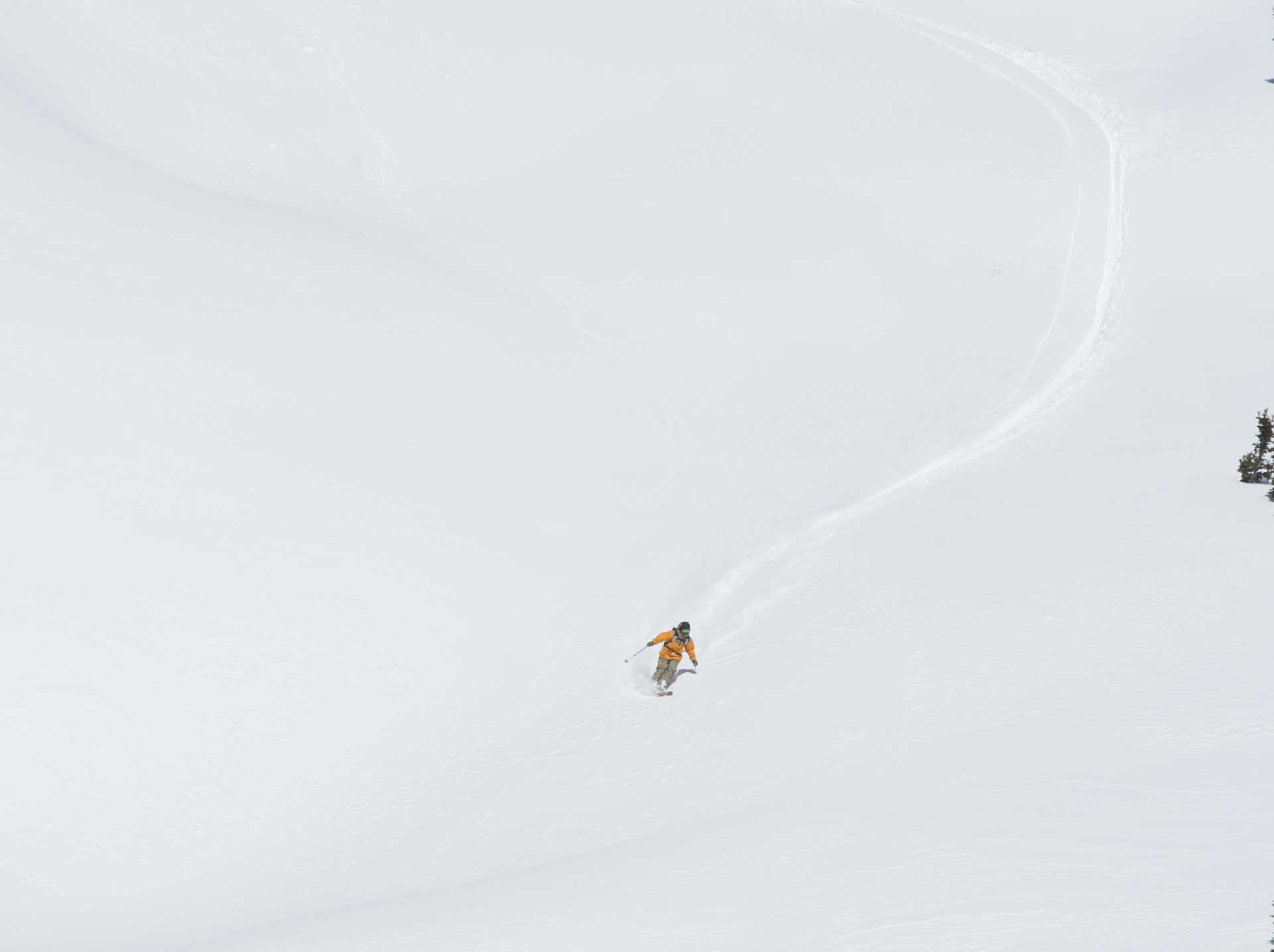 Spring backcountry skiing in Park City, UT. Photo by Ross Downard.
