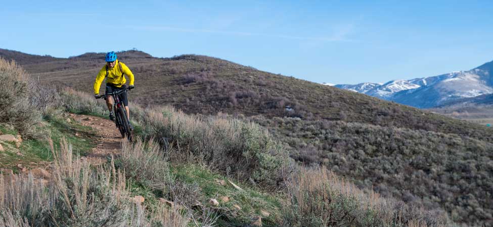 Mountain biking in Park City, UT