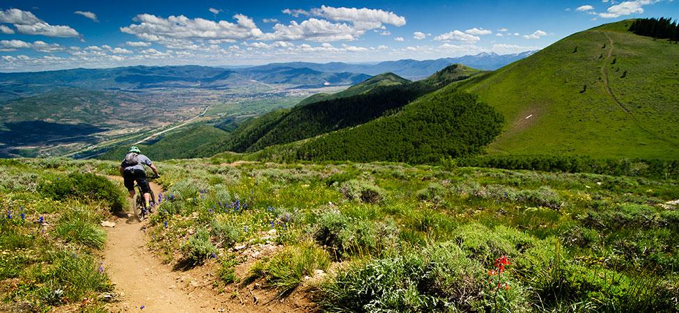 Mountain biking with jans.com in Park City, UT