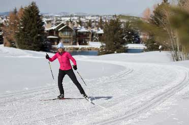 Andrea Putt at the white pine nordic center in park city utah