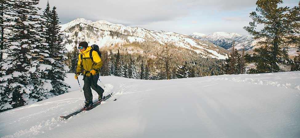 Mark Khami alpine touring in Utah.