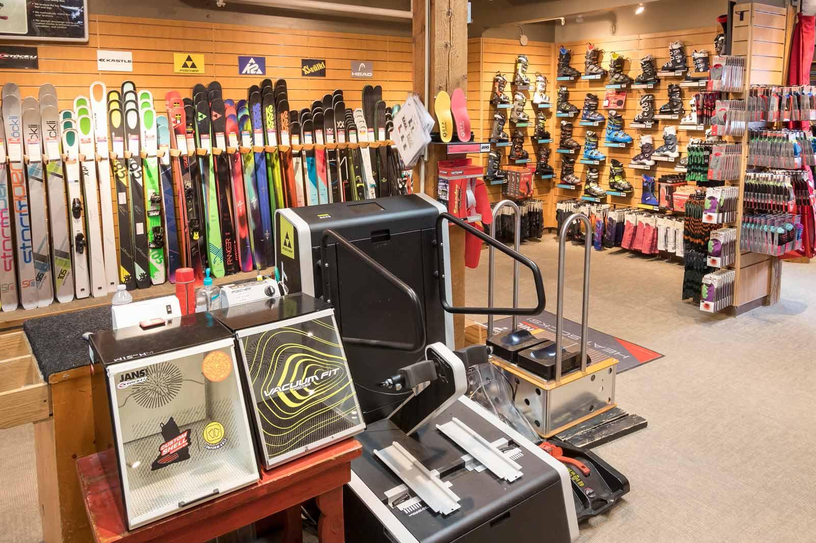 Ski boot fit and heat molding equipment used by Jans boot fit experts at Jans’ Park Avenue location. 