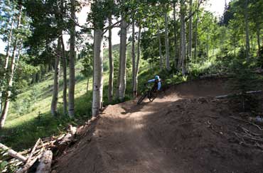 Jon Beebe Mountain Biking in Park City, Utah