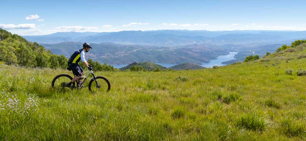 Mike Caldwell Mountain Biking in Deer Valley, Utah