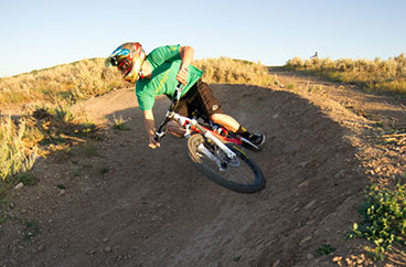 Paul Boyle Mountain Biking in Park City, Utah