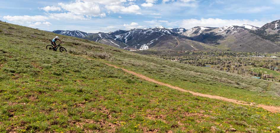 Paul boyle mountain biking in Park City, UT