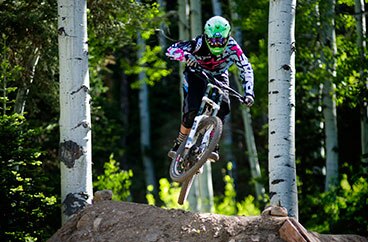 Shaun Deutschlander Mountain Biking with jans.com in Park City, Utah