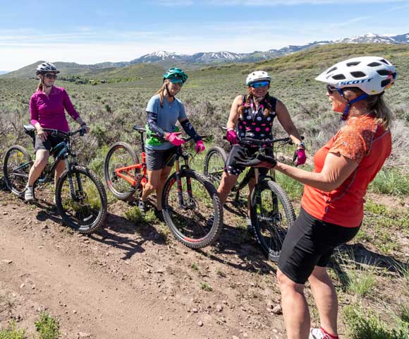 Womens Mountain Biking Clinic in Round Valley, UT