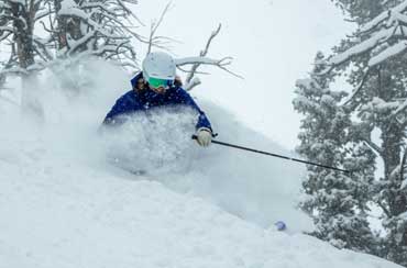 Caron Keim Skiing in Park City, Utah