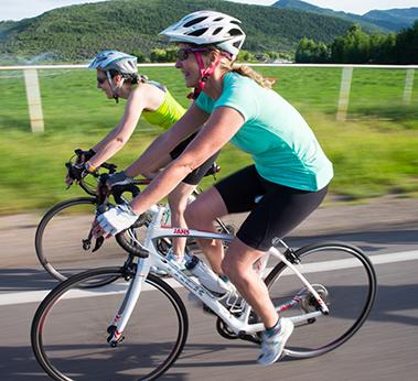 Road biking in Park City, UT