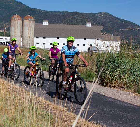 Guided Rail Trail Comfort Bike Tour with jans.com in Park City, UT