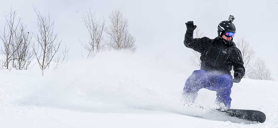 Snowboarding with jans.com in Park City, UT