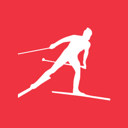 Jans Cross Country Ski Red Icon