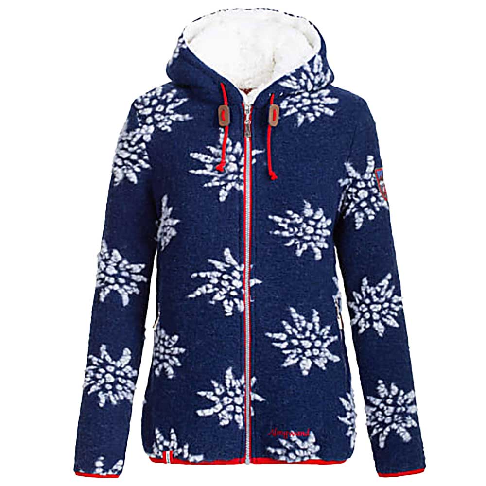 Almgwand Wildalpe Jacket - Women's - Royal Blue and Beige - 4