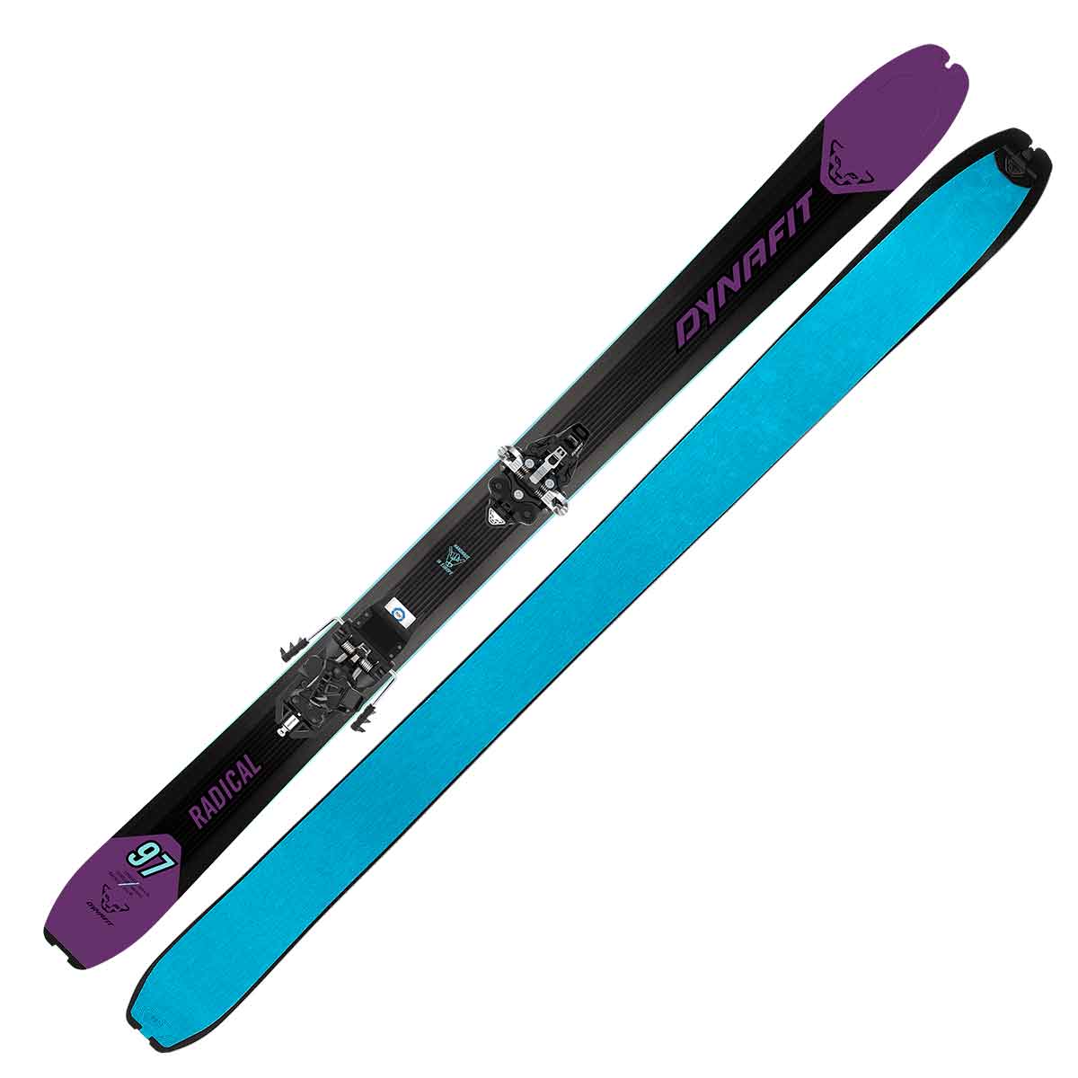 Dynafit Radical 97 Ski Set - Women's - Royal Purple - 163cm