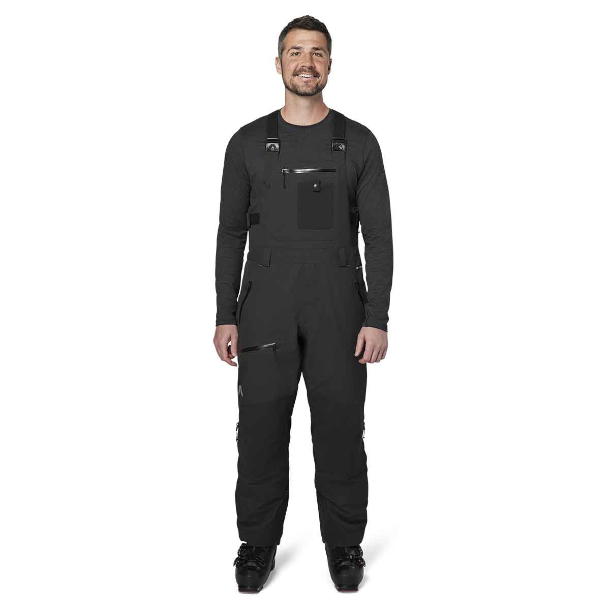 Flylow Baker Bib - Men's - Black - XL - Short