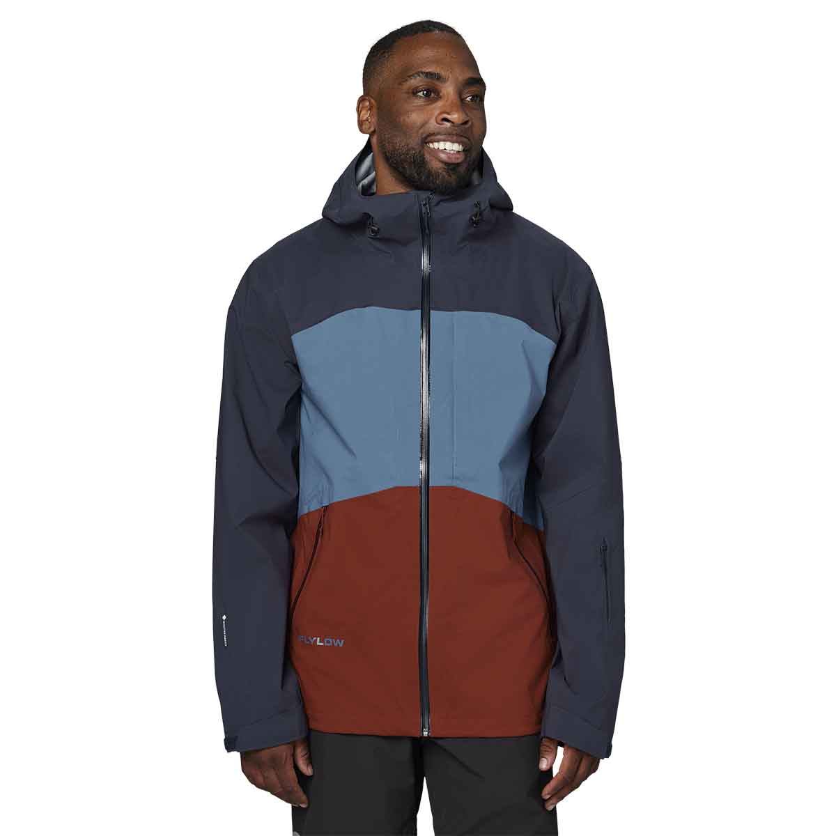 Flylow Malone Jacket - Men's - Night and River and Redwood - M