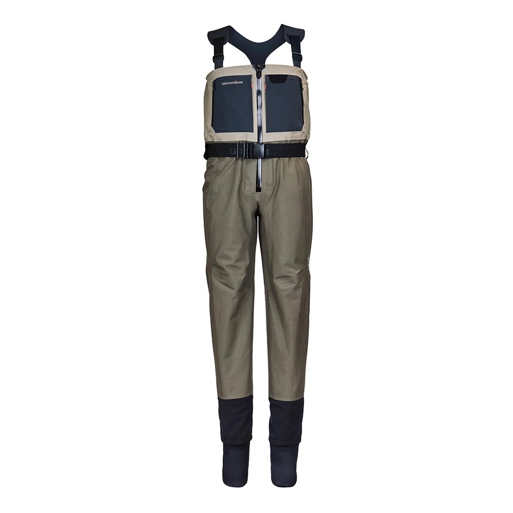 GRUNDENS BOUNDARY ZIP STOCKINGFOOT WADER - MEN'S