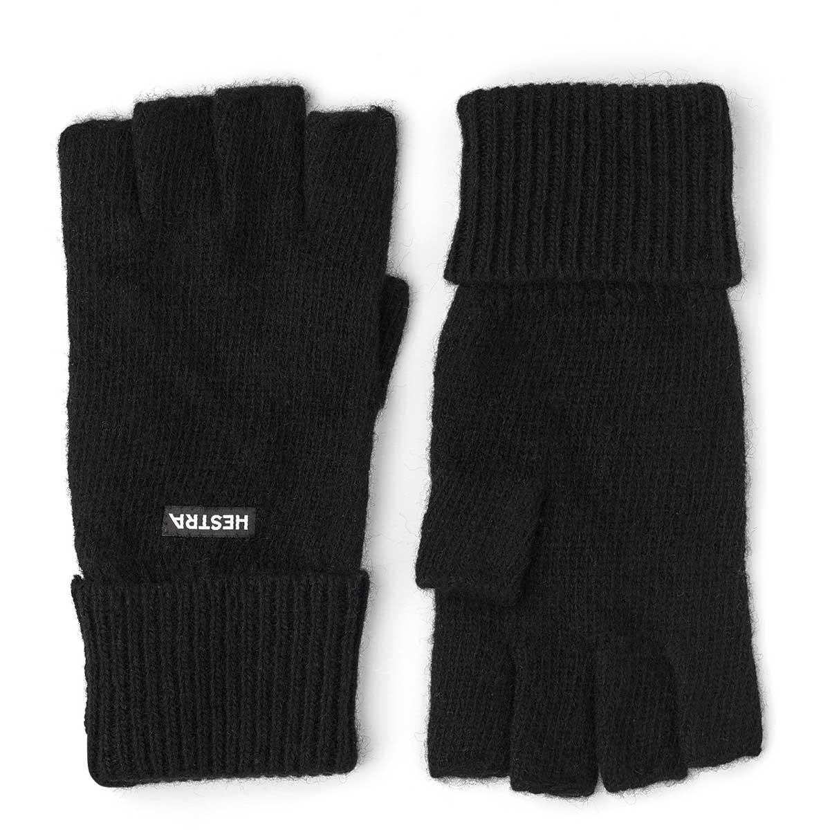 Hestra Pancho Half Finger Glove Liner - Black - 6