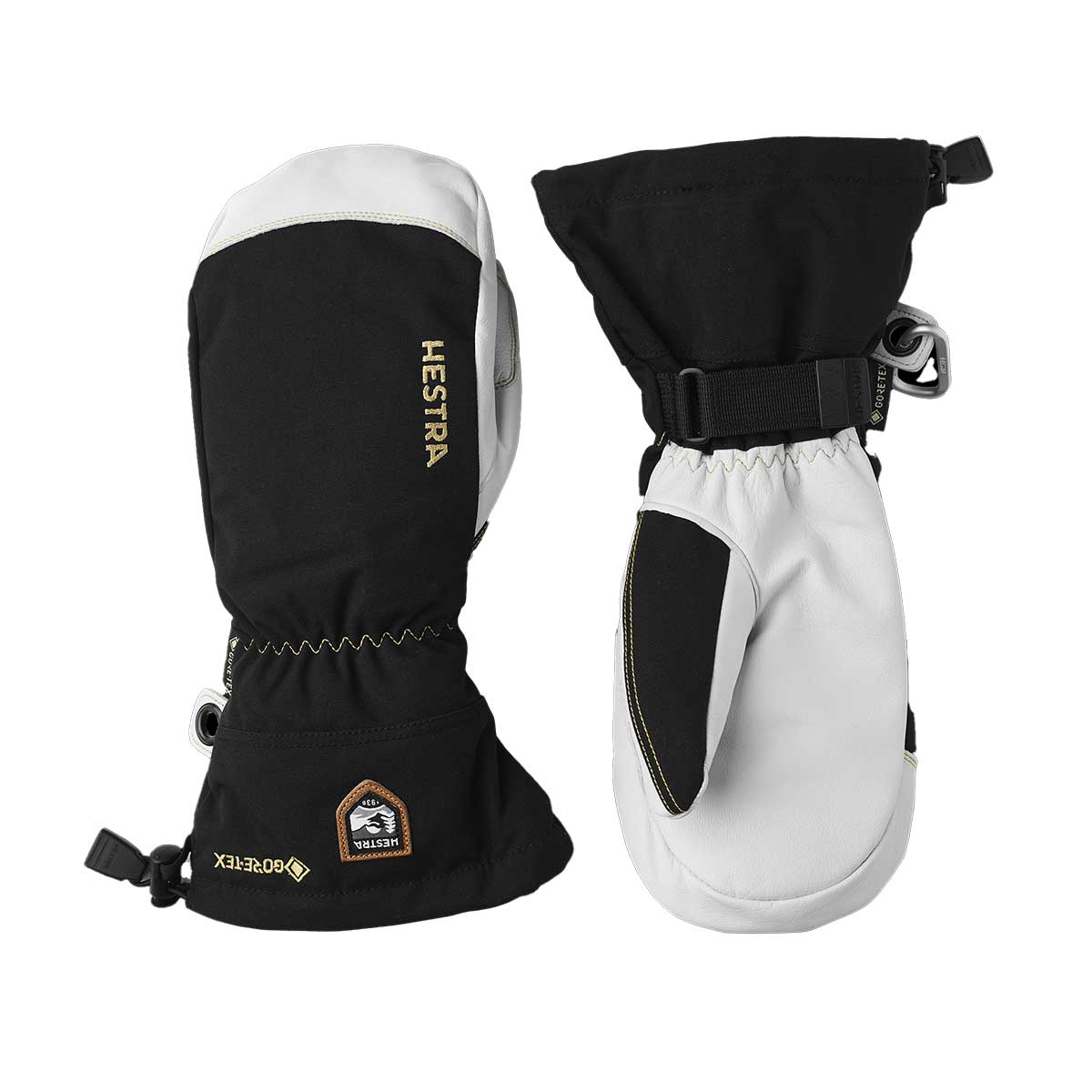 Hestra Army Leather Gore-Tex Mitt - Black - 10