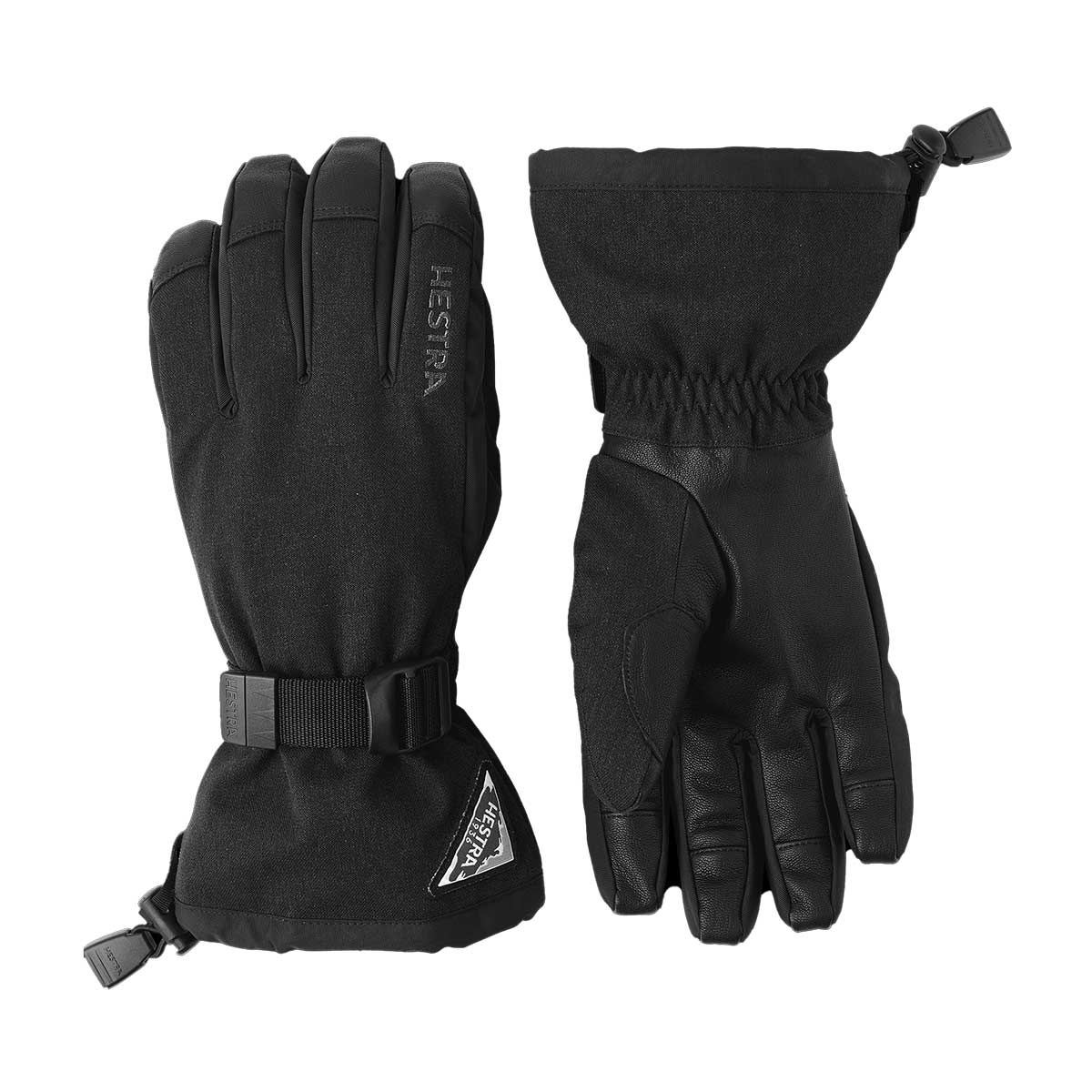 Hestra Powder Gauntlet Glove - Black - 8