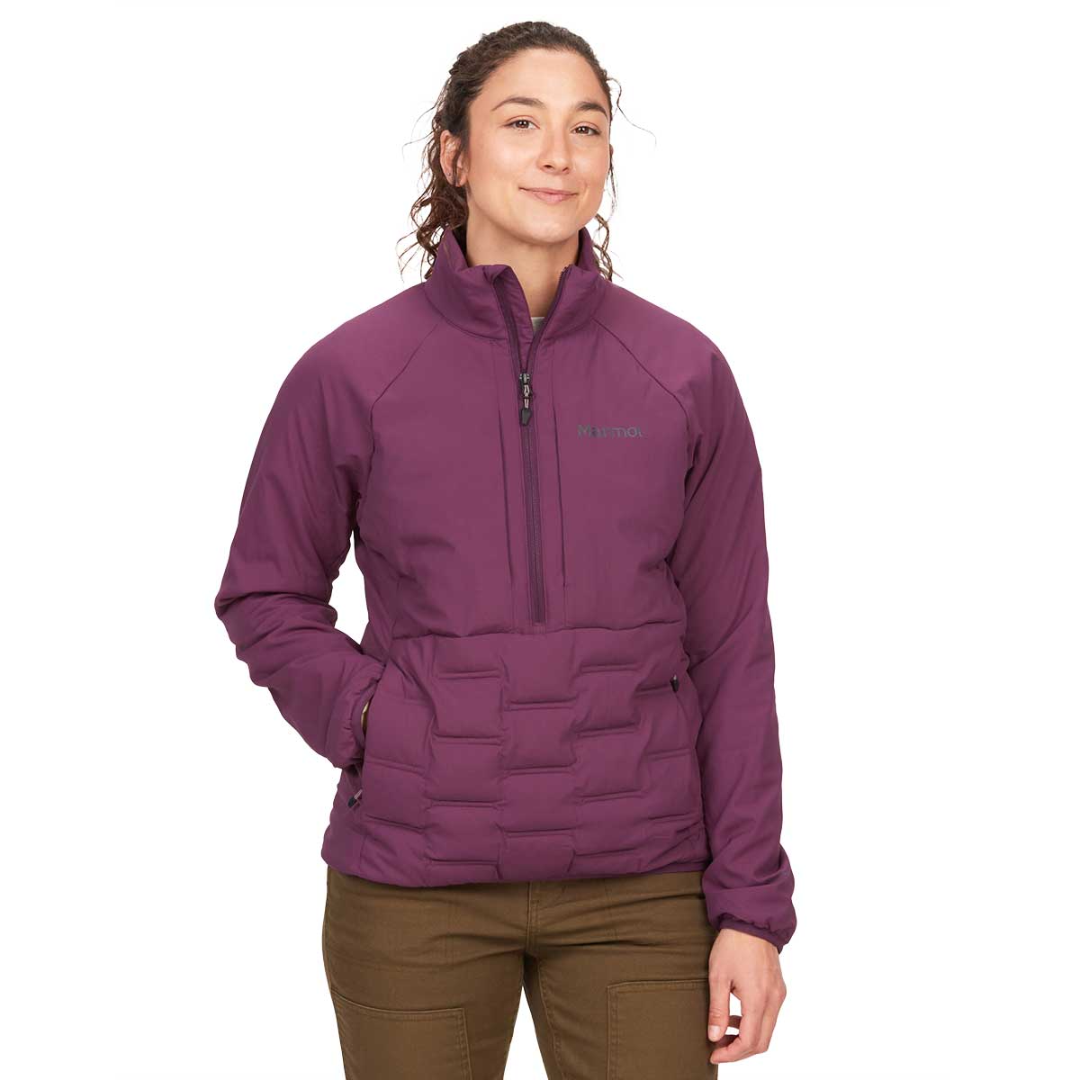 Marmot WarmCube Active Alt HB 1/2 Zip Jacket - Women's - Purple Fig - M
