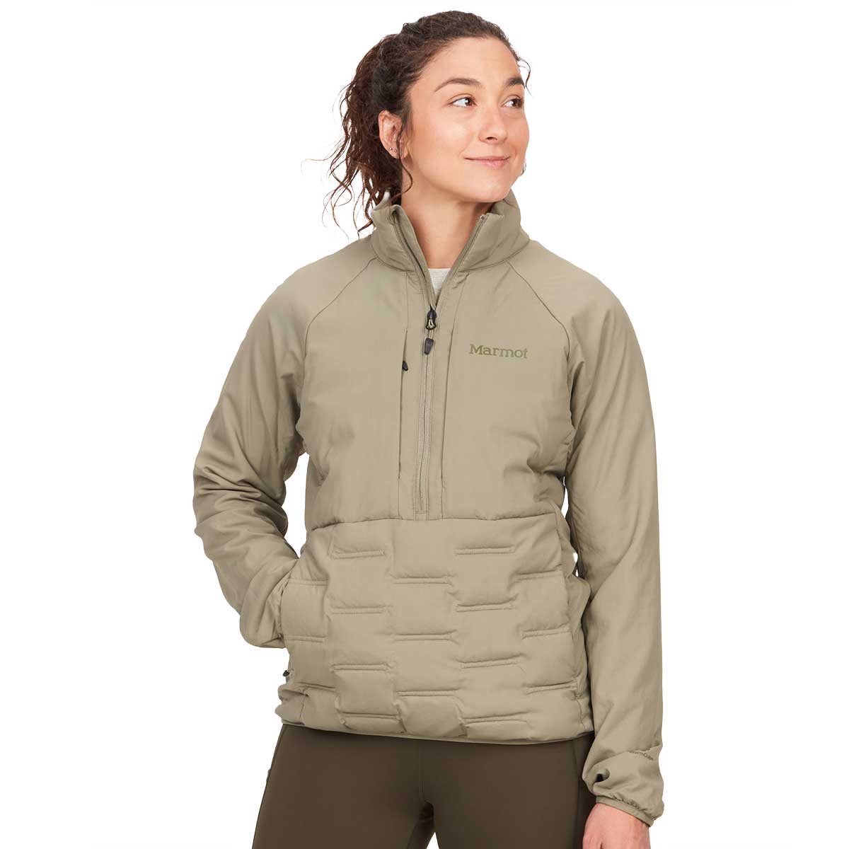 Marmot WarmCube Active Alt HB 1/2 Zip Jacket - Women's - Vetiver - L
