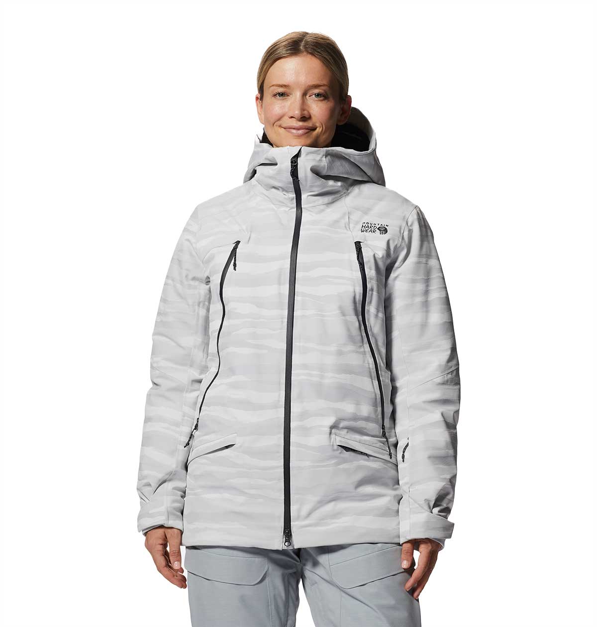 Mountain Hardwear Powder Quest Jacket - Women's - Glacial Jacquard - M
