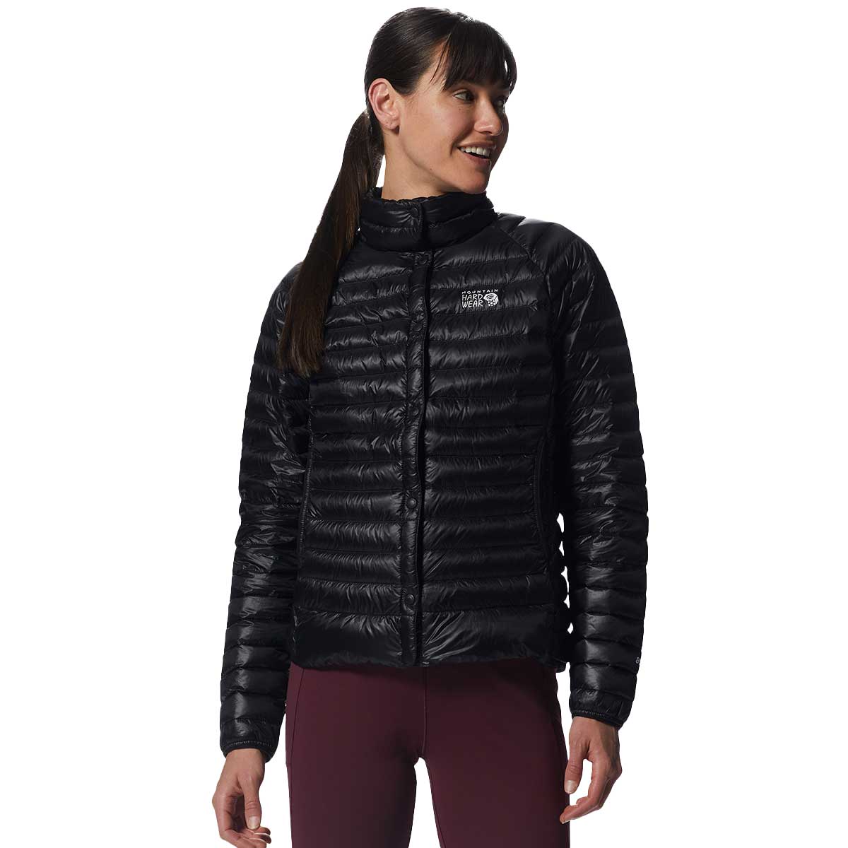 Mountain Hardwear Ghost Whisperer Snap Jacket - Women's - Black - L