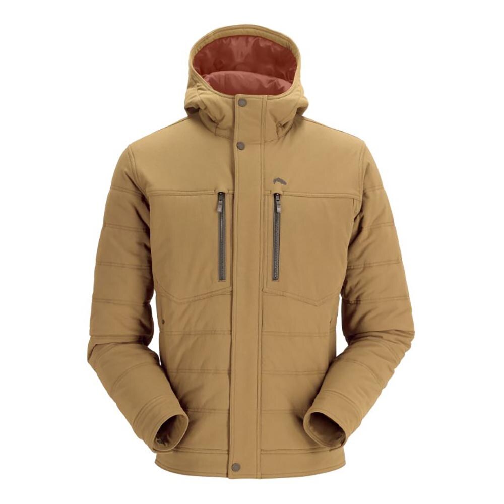 Simms Cardwell Hooded Jacket - Men's - Camel - 2XL