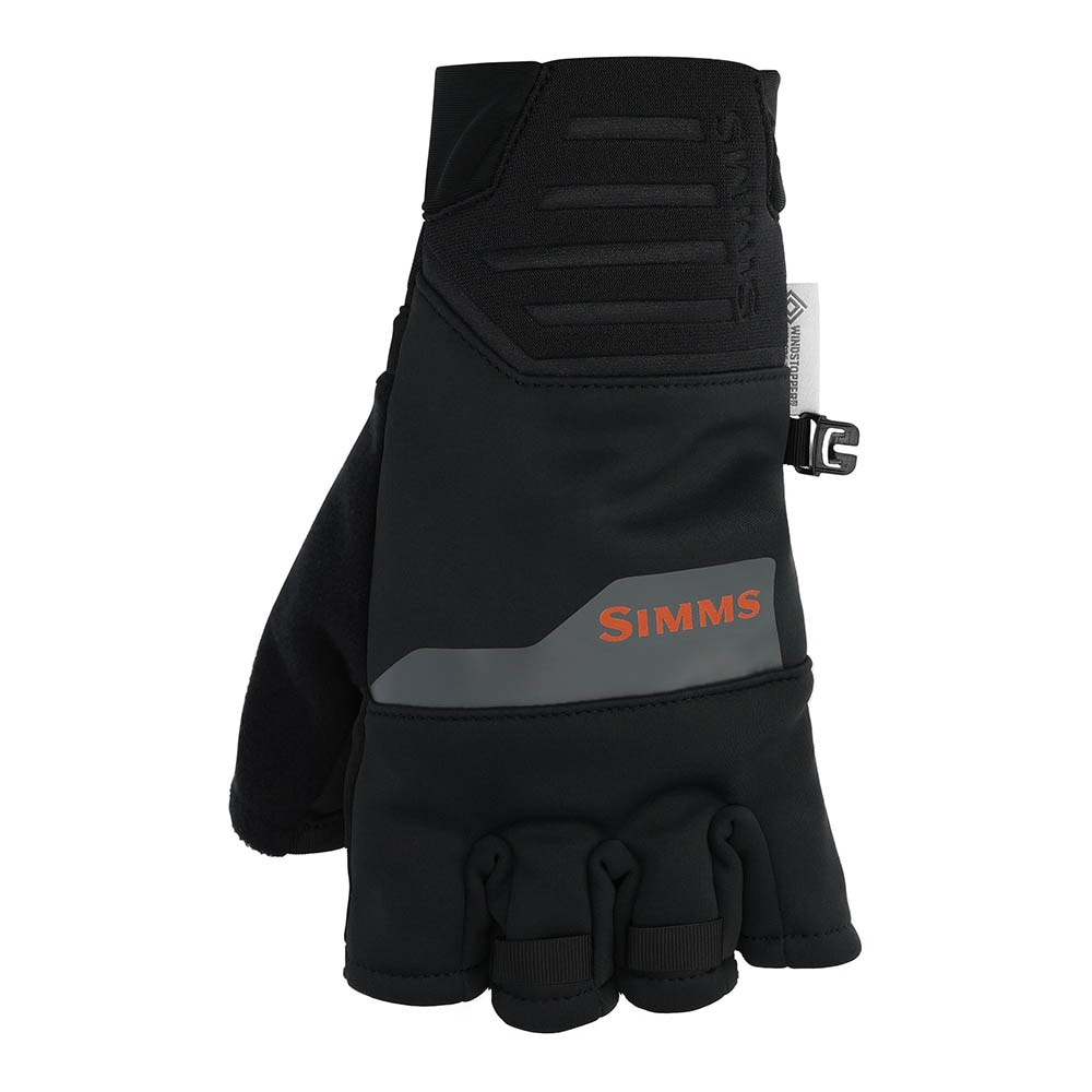 Simms Windstopper Half-Finger Glove - Black - L