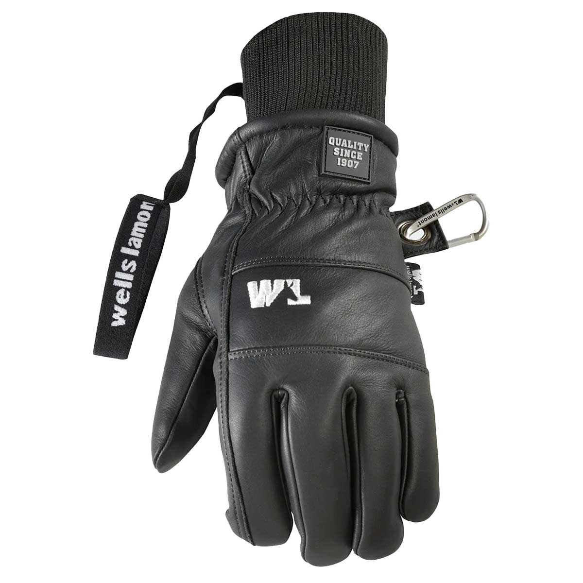 Wells Lamont Working Man Full Grain Glove - Black - M